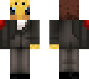 a bee in a suit