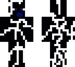 a mix of slender man and ender man