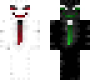 black and white devil 2 sided w/tie