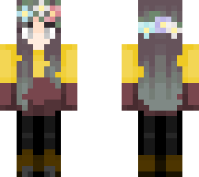 blue haired girl