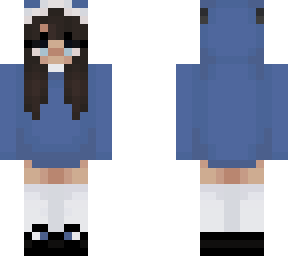 blue hoodie