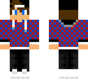 blue-red boy with pattern.
