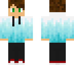 blue shirt boy