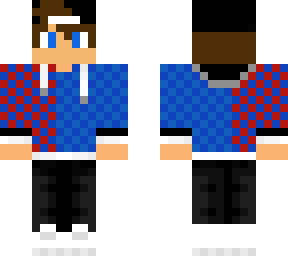 blue vs red boy with pattern.