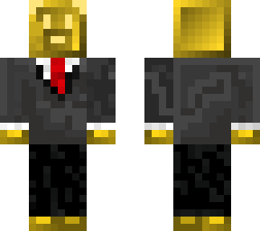 golden gummybear in suit ( golden pig edit)