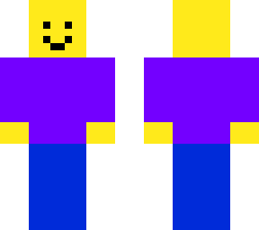 lego man with a purple shirt