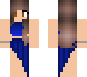 niki blue dress