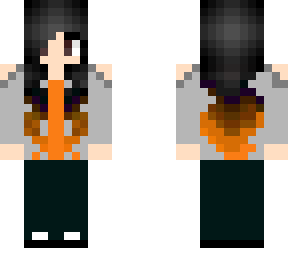 orange tint hair girl