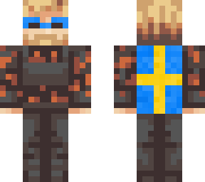 pewdiepie with swedish flag and headphones