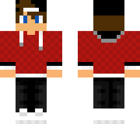 red boy with pattern