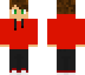 red hoodie boy