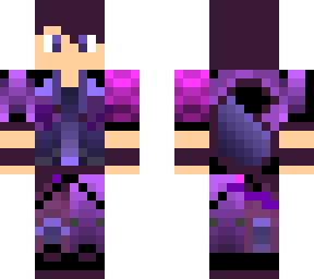 ropa morada con pelo morado