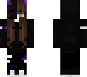 salliefeefee violet demon girl green brown hair right one