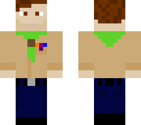 scout young leader/explorer