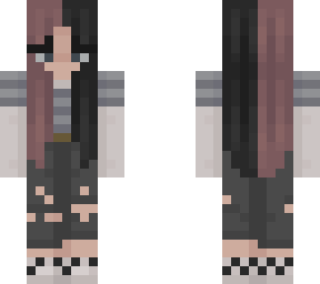 split hair egirl skin