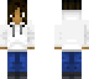 white hoodie girl