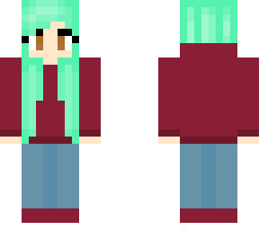 Zaida, Down to Earth, Webtoon | Minecraft Skin
