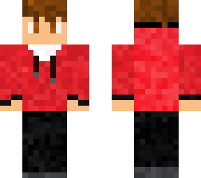 basic red hoodie