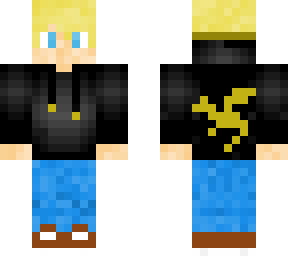blond hoodie boy
