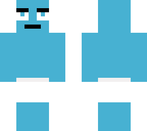blue man