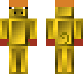 gold pig but with a hat and boxing gloves