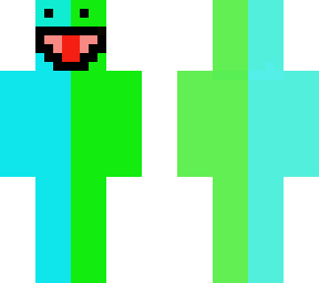 green and blue