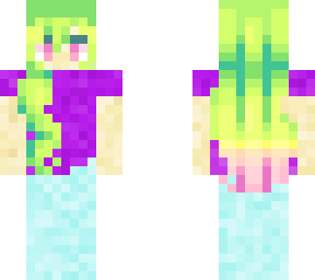 green hair girl