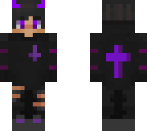 purple demon boy
