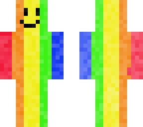 rainbow concrete powder man