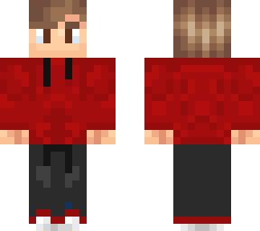 red hoodie