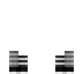 shoes & socks - ob - black gray & silver stripes