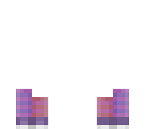 shoes & socks - ob - purple pink & light red stripes