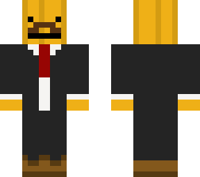spooky pumpkin man with a mustache