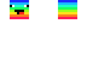 the rainbow head lol