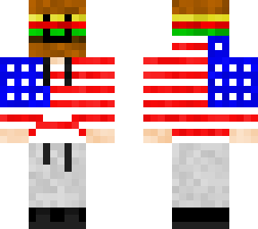 usa flag hoodie burger head v4