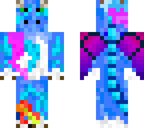 Aurora Borealis Female Dragon | Minecraft Skin