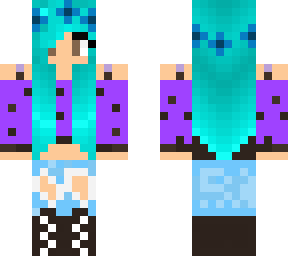 blue girl