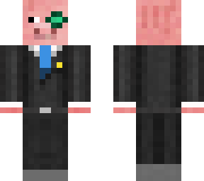 business  pig with robot eye