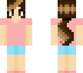 cute pink and blue cotton candy girl