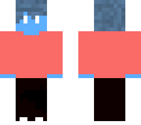 he is blue