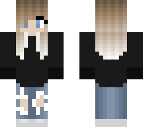 me as a minecraft girl x)