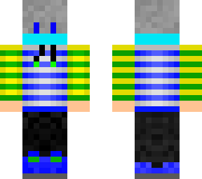 multicollored striped shirt