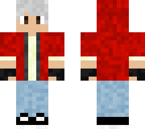 red hoodie boy