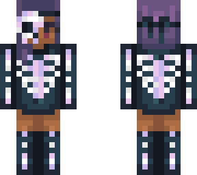 skeleton girl african american