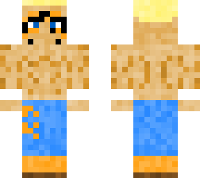 surfer sting (blue/orange)