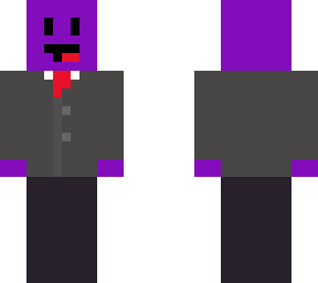 the purple suit