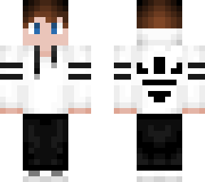 white and black cool boy
