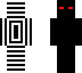 white black red