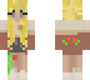blonde girl with rxosesnote