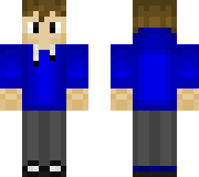 blue hoodie